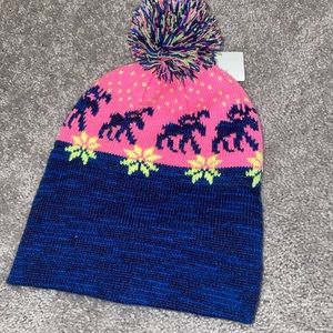 NWT rue 21 deer cute snow cap hat beeanie